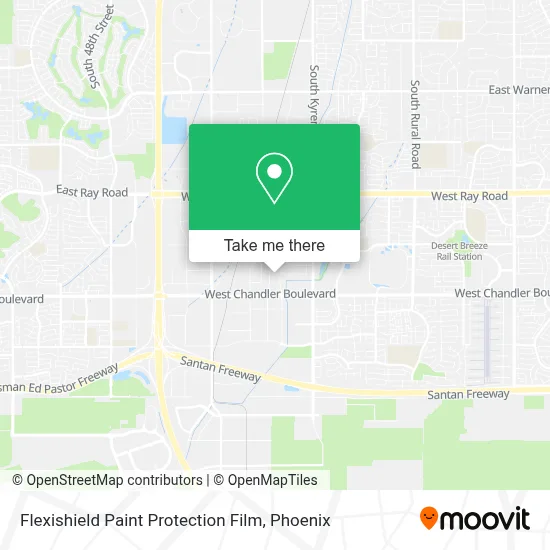 Flexishield Paint Protection Film map