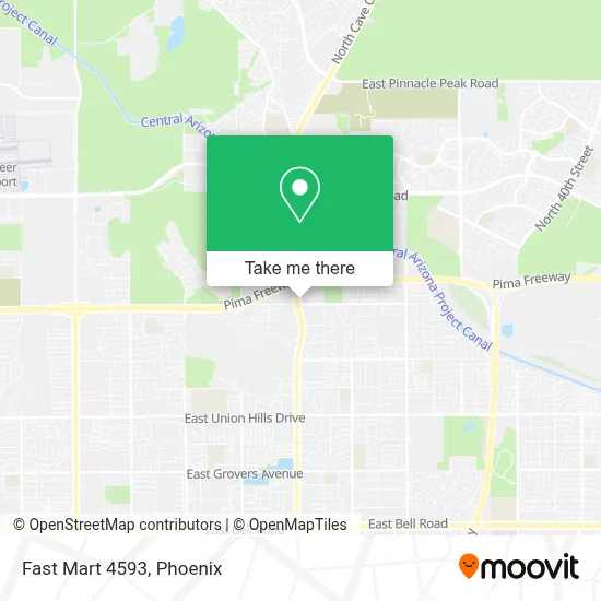 Fast Mart 4593 map