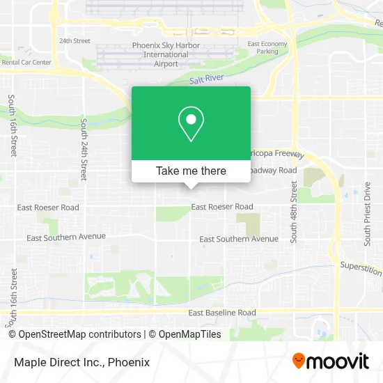 Maple Direct Inc. map