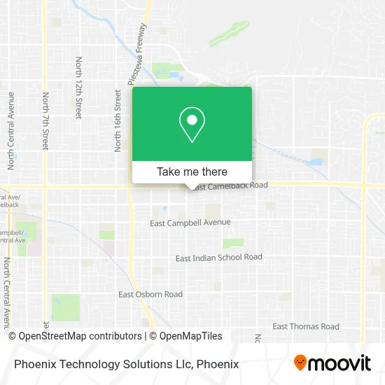 Phoenix Technology Solutions Llc map