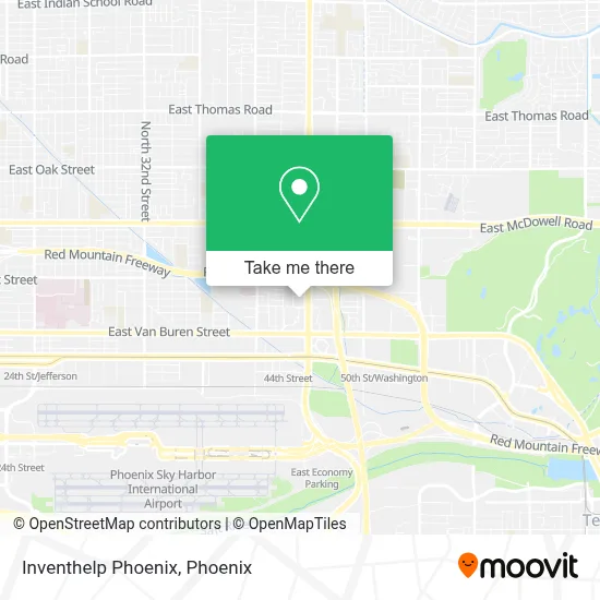 Inventhelp Phoenix map