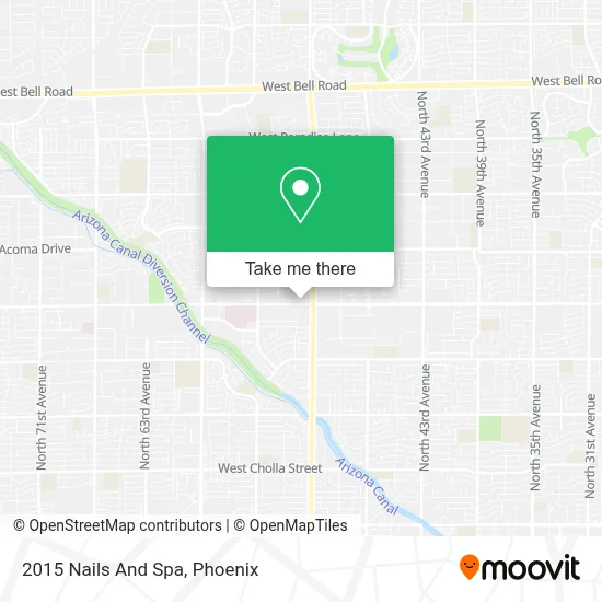 2015 Nails And Spa map
