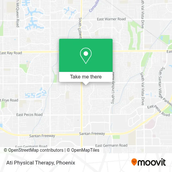 Ati Physical Therapy map