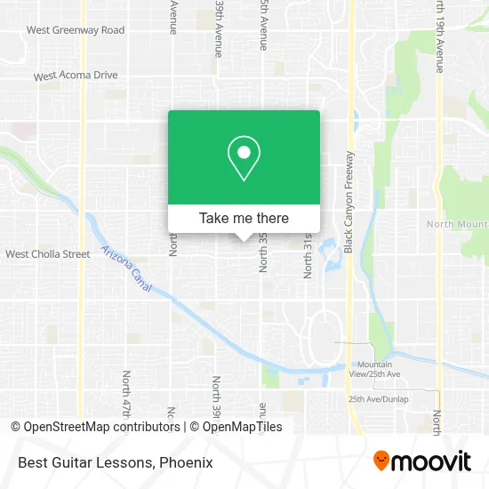 Best Guitar Lessons map
