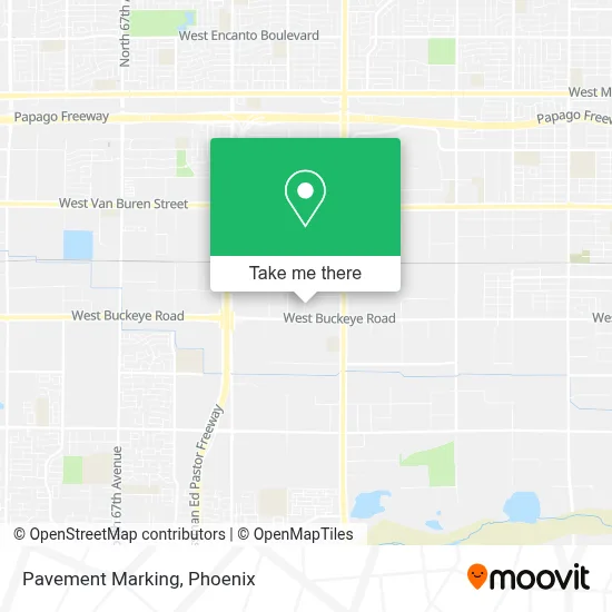 Pavement Marking map