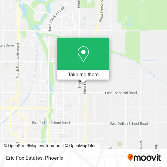Eric Fox Estates map