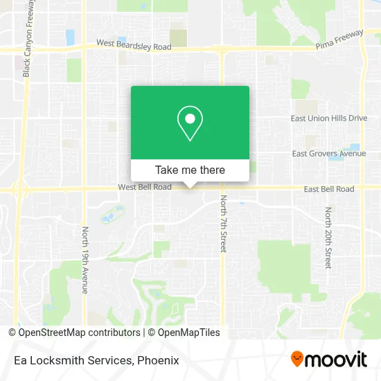 Ea Locksmith Services map