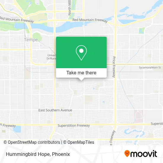 Hummingbird Hope map