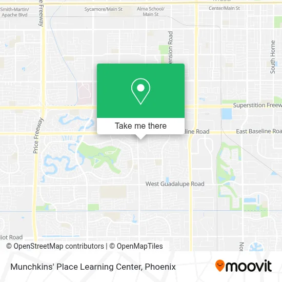 Munchkins' Place Learning Center map
