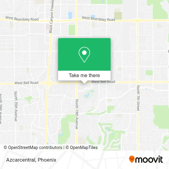 Azcarcentral map