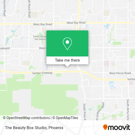 The Beauty Box Studio map