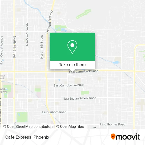 Cafe Express map