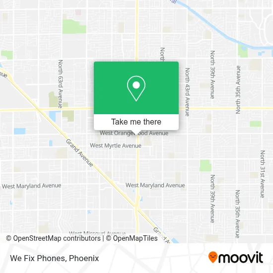 We Fix Phones map
