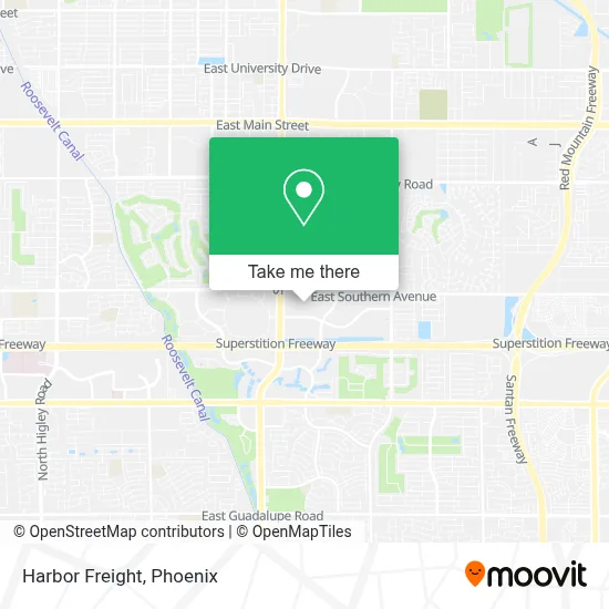 Harbor Freight map