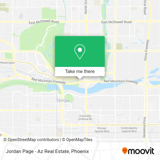 Jordan Page - Az Real Estate map