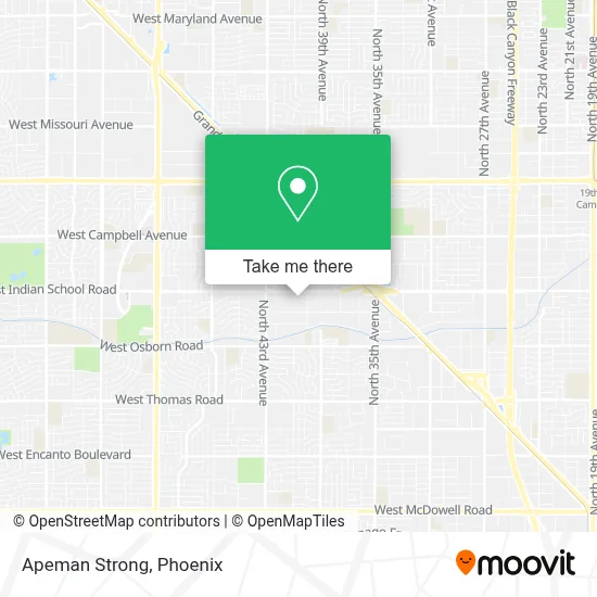 Apeman Strong map