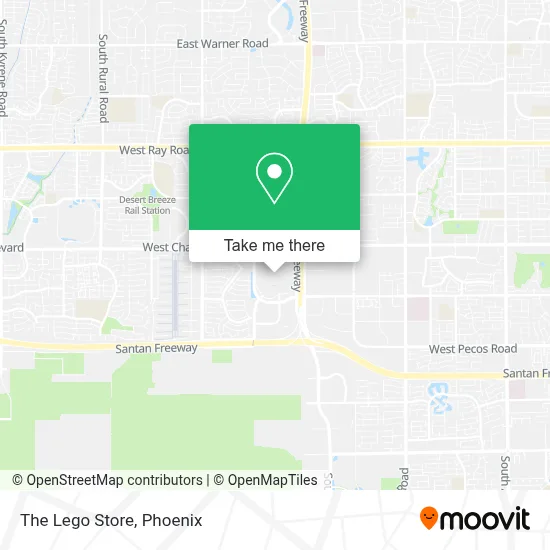 The Lego Store map