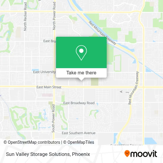 Sun Valley Storage Solutions map