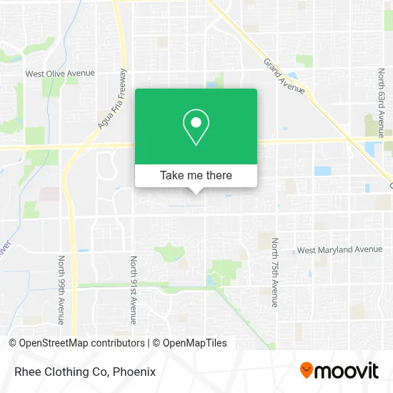 Rhee Clothing Co map