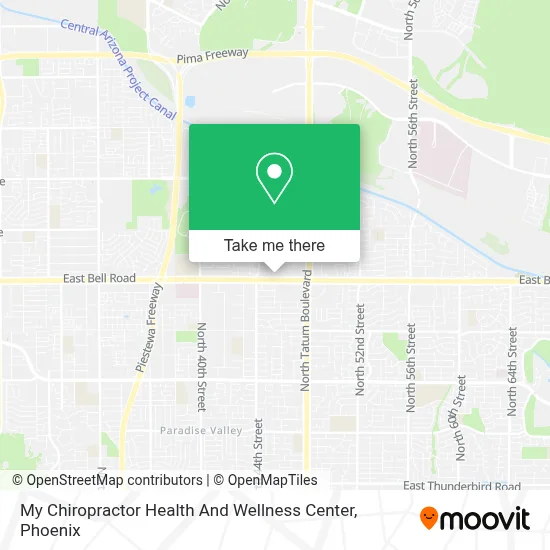 My Chiropractor Health And Wellness Center map