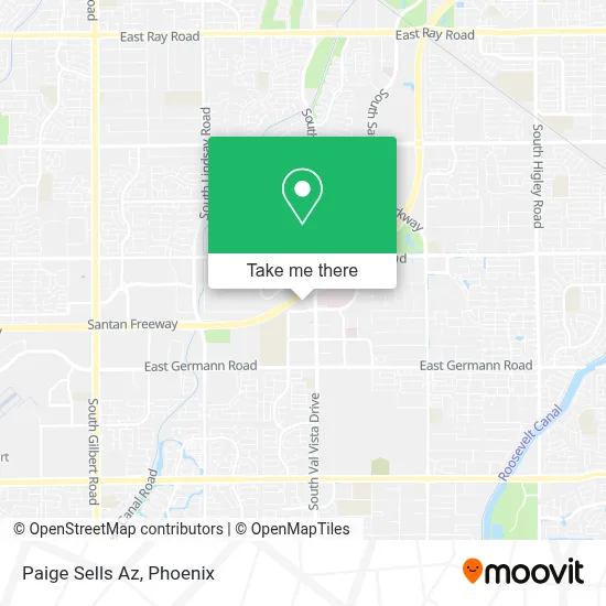 Paige Sells Az map