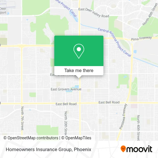 Homeowners Insurance Group map