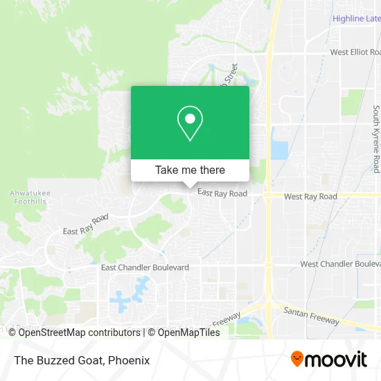 The Buzzed Goat map