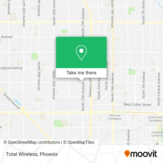 Total Wireless map