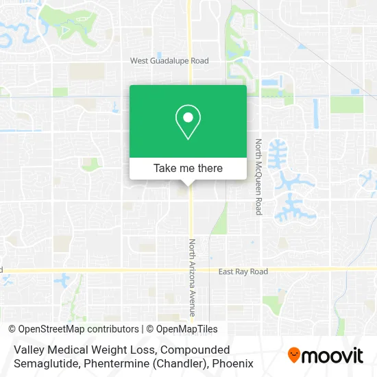 Valley Medical Weight Loss, Compounded Semaglutide, Phentermine (Chandler) map