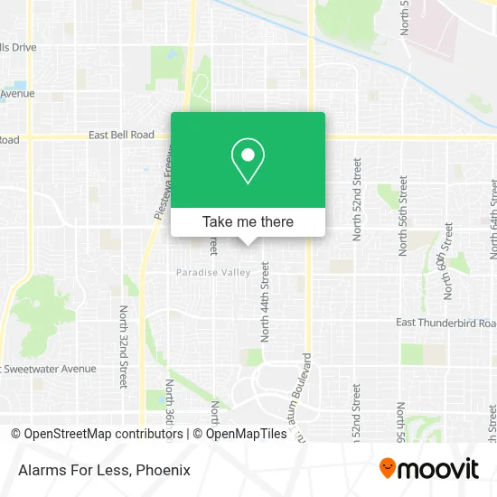 Alarms For Less map