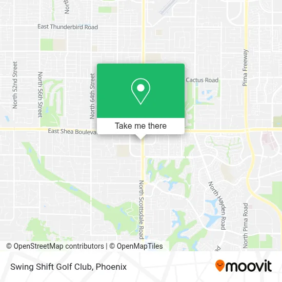 Swing Shift Golf Club map