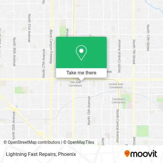 Lightning Fast Repairs map