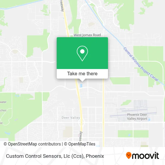 Custom Control Sensors, Llc (Ccs) map