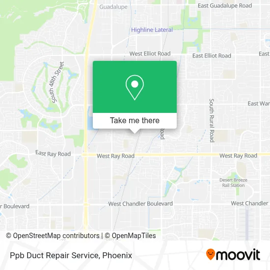 Ppb Duct Repair Service map