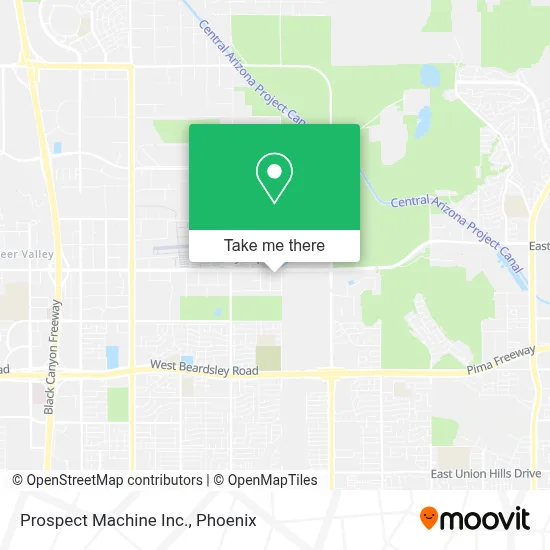 Prospect Machine Inc. map