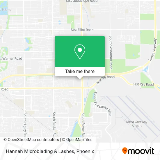 Hannah Microblading & Lashes map