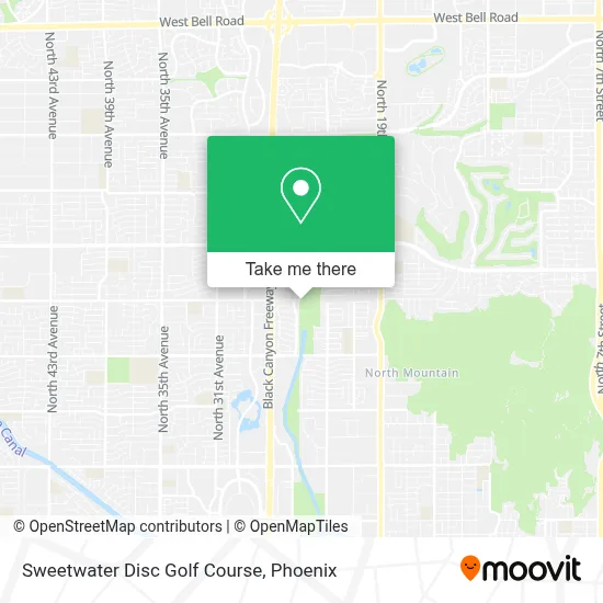Sweetwater Disc Golf Course map
