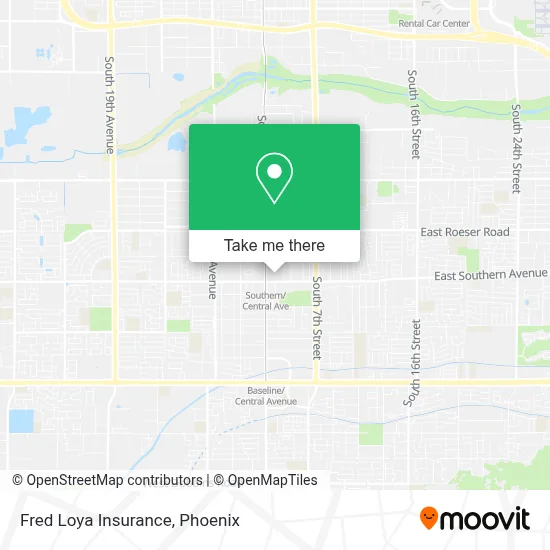 Fred Loya Insurance map