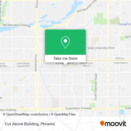 Cut Above Building map