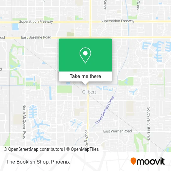 The Bookish Shop map