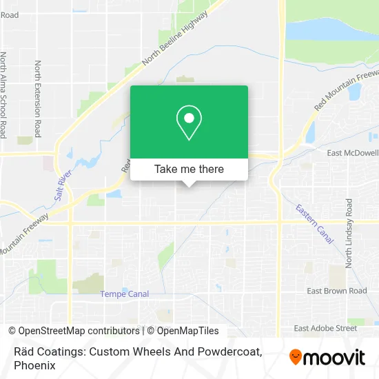 Räd Coatings: Custom Wheels And Powdercoat map