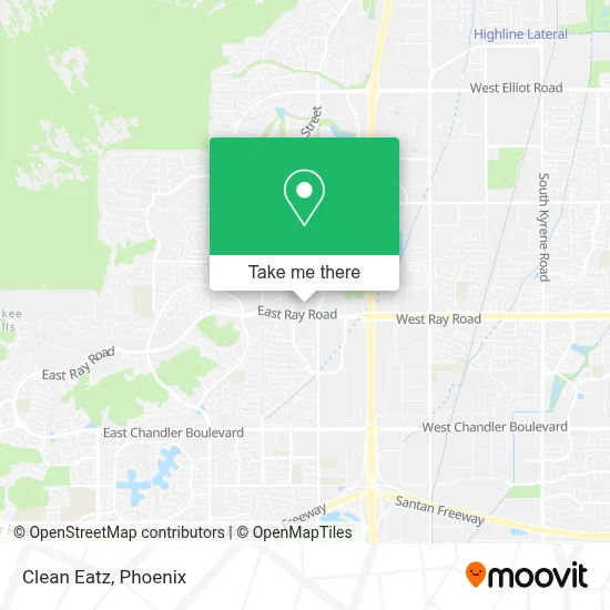 Clean Eatz map