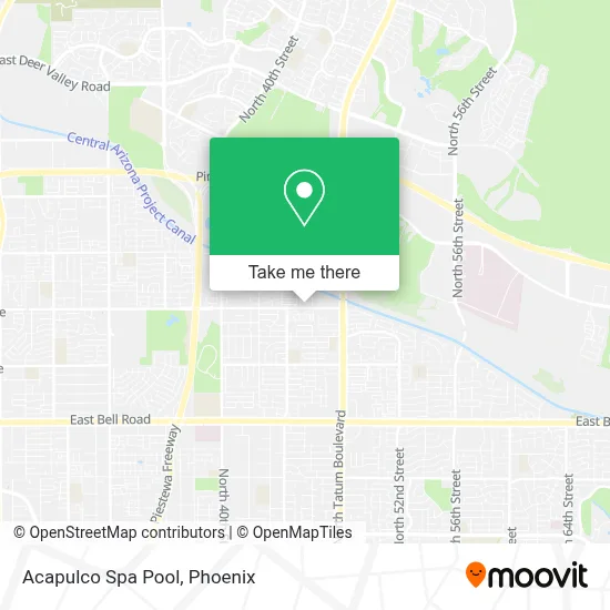 Acapulco Spa Pool map