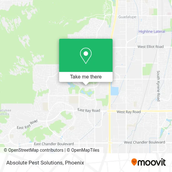 Absolute Pest Solutions map
