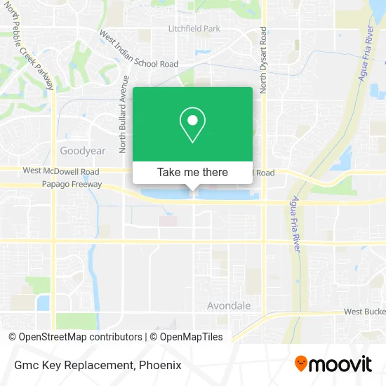 Gmc Key Replacement map