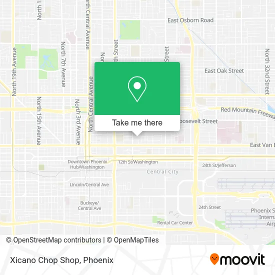 Xicano Chop Shop map