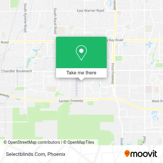 Selectblinds.Com map