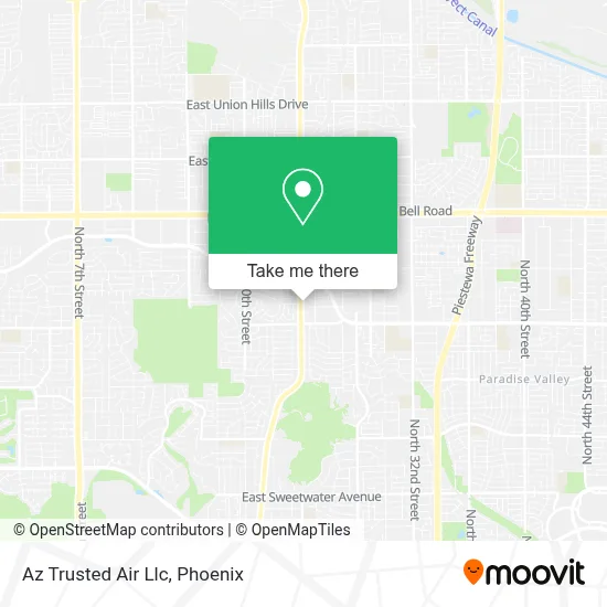 Az Trusted Air Llc map
