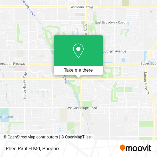 Rhee Paul H Md map