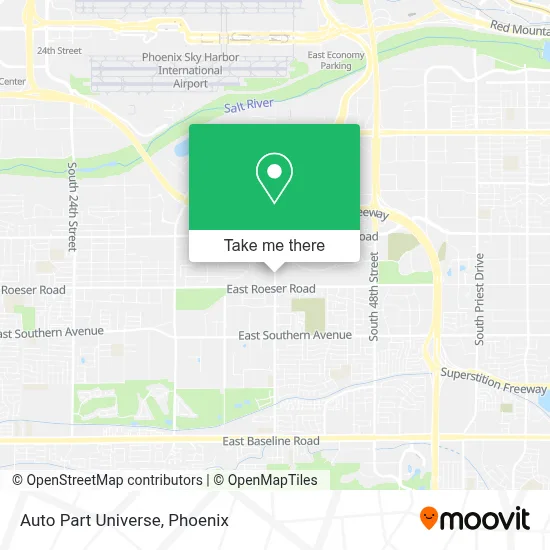 Auto Part Universe map